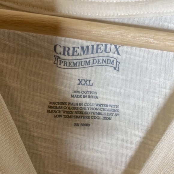 Cremieux premium denim t shirt ace of spades - Picture 3 of 5